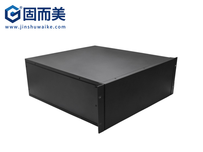 4u500深服務(wù)器機箱|工控服務(wù)器機箱定制|19英寸機架式機箱|固而美金屬鋁機箱鈑金機箱定制加工|